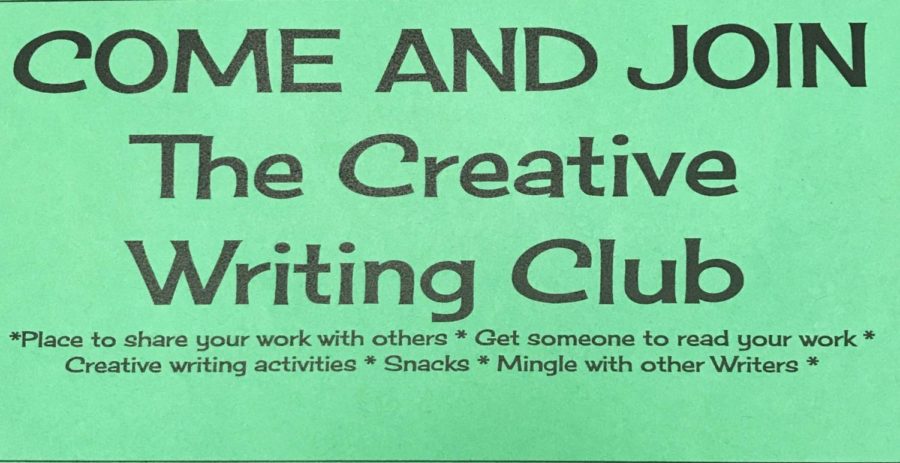 Join the Creative Writing club