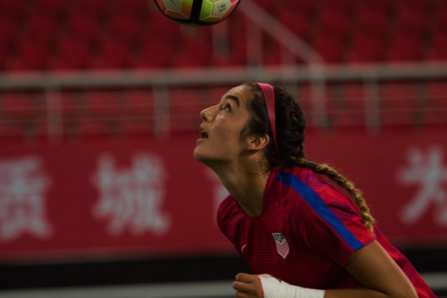 Ordonez competes with U17 Womens National team