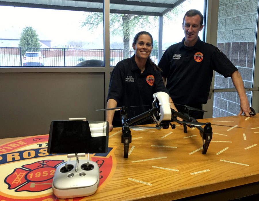 Fire department helps community with drone