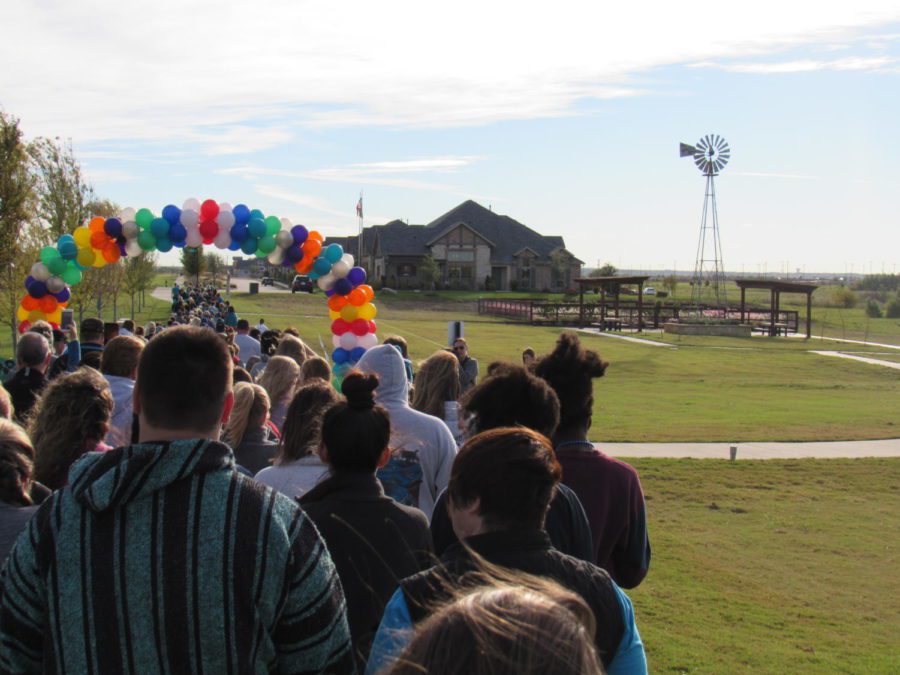 The Prosper Out of the Darkness Walk took place Nov. 3. The American Foundation for Suicide Prevention raises funds through awareness walks in every state. We should start having more of these walks and organizations, senior Piper Wise said. We can do more during mental health month to bring awareness and start having more mental health education in our schools. 