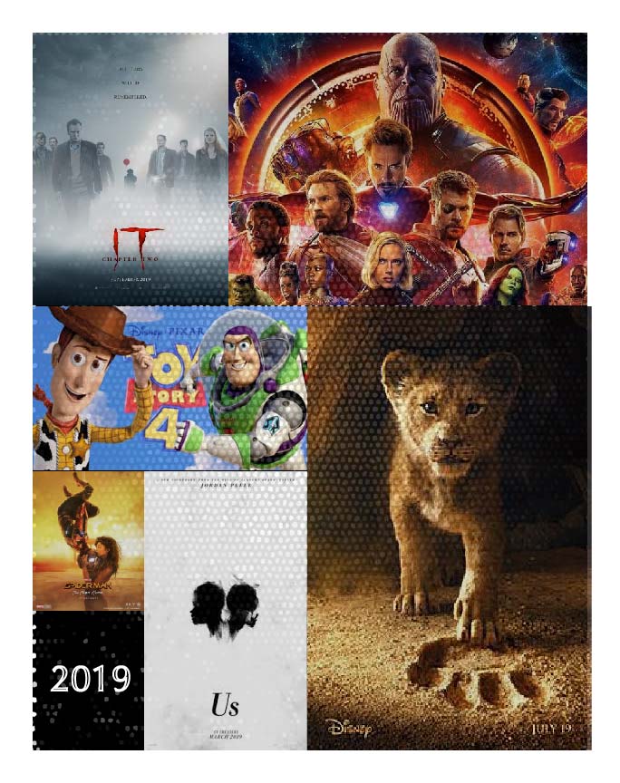 Preview of movies coming out in 2019