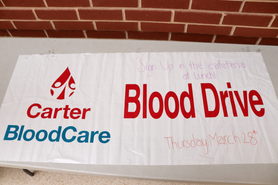 HOSA students and Carter Blood Care will conduct a blood drive today, March 28. All blood donated will be given back to people in the community. Carter is the community blood center,” Carter Blood Care coordinator Sarah Huntsman said. “We service about 90 percent of the local hospitals, and so everything that is donated to Carter stays local within the community.”