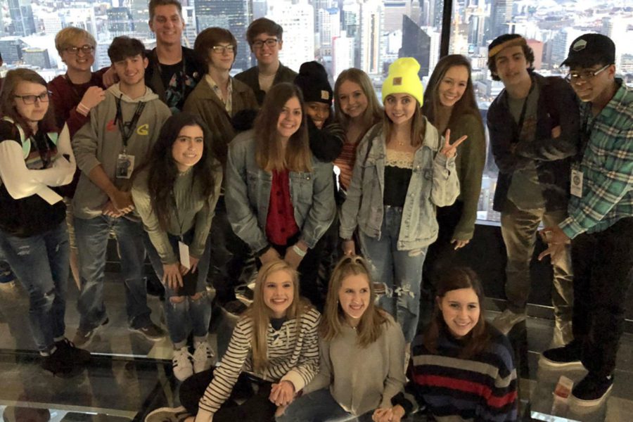 Eagle Nation News recently took a trip to Seattle for the STN convention along with Eagle Production Group. The team creates a daily newscast shown live to the students of Prosper High School from 2:07 to 2:17. They have won multiple national awards.