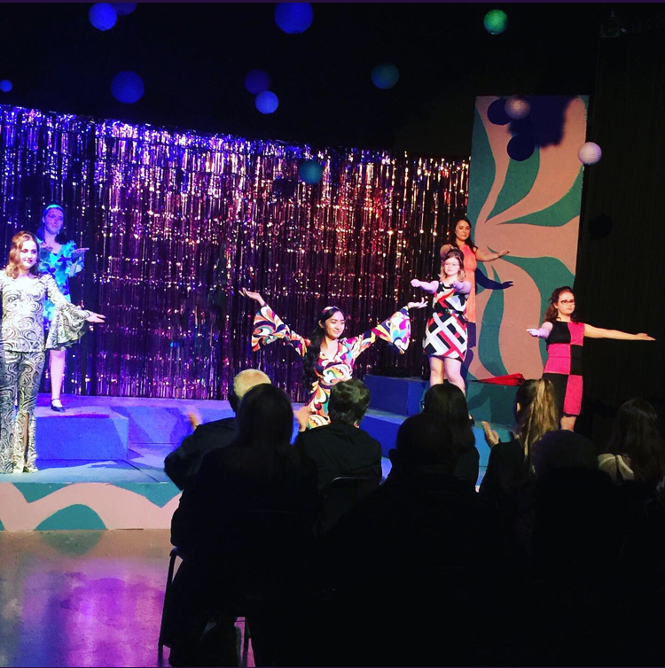 Musical Theatre students perform Beehive: The Musical in the black box theater. The cast performed Friday and Saturday at 1:30 p.m. and 6:30 p.m. The musical showcased songs and artists from the 60s. 