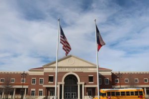 Prosper High School held students for six minutes during a lockout today, Sept. 12. The tone of his voice, senior Mya Peterson said of an announcement made by assistant principal John Boehringer, made the situation feel real.  A suspect was taken into custody.