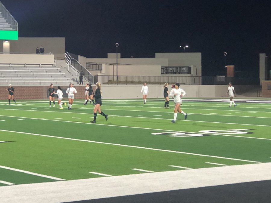 The first Prosper Soccer Game of the 2019/2020 season was recently held at Prospers Childrens Health Stadium on Dec. 17.  The Prosper soccer team ended up winning the game with a score of 6-0 against Lewisville. 