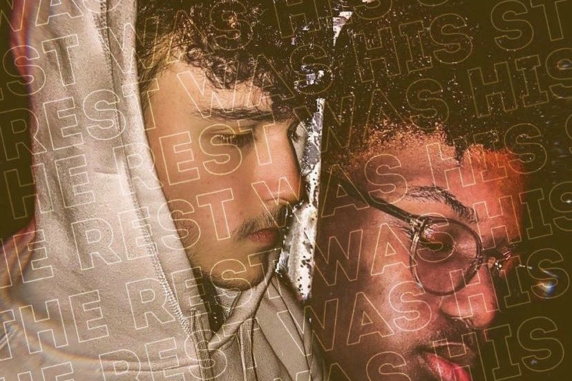 Seniors Camron Silva and Goel Yongo take a spotlight position on the cover of their upcoming album, The Rest Was His Story. No release date has been confirmed for the new album.  Their most recent album,  MOOD$, came out in October 2019. “I definitely don’t think it’s just a high school project,” Yongo said. “Seeing how far we’ve come in these three years, it’s at a point where we can’t stop now.