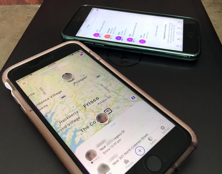 Two cell phones show Life 360 notifications and location maps. As of 2018, 18 million families use Life 360. An important part of development for teenagers is gaining their parents trust, ENO staff writers said. While it is understandable to download a location app for students who break that trust, it is very frustrating and demeaning for students who have no real reason to download the app.