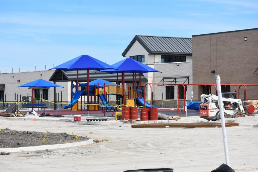 The playground equipment at the new Sam Johnson Elementary School stands ready for the children coming fall of 2020. Sam Johnson is the 12th elementary school for Prosper ISD. It will be located at the north end of the Mustang Lakes residency. 