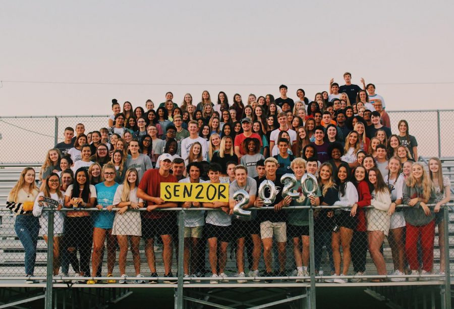 The class of 2020 poses together for a picture after Senior Sunrise on August 16, 2019. Governor Abbott announced today, April 17, schools will remain closed through the end of the school year. Senior editor-in-chief Ana Arredondo reflects on the news in the attached column. The people of Prosper High School engraved a mark on me, Arredondo said. And, I’d like to think I left a small one on them.