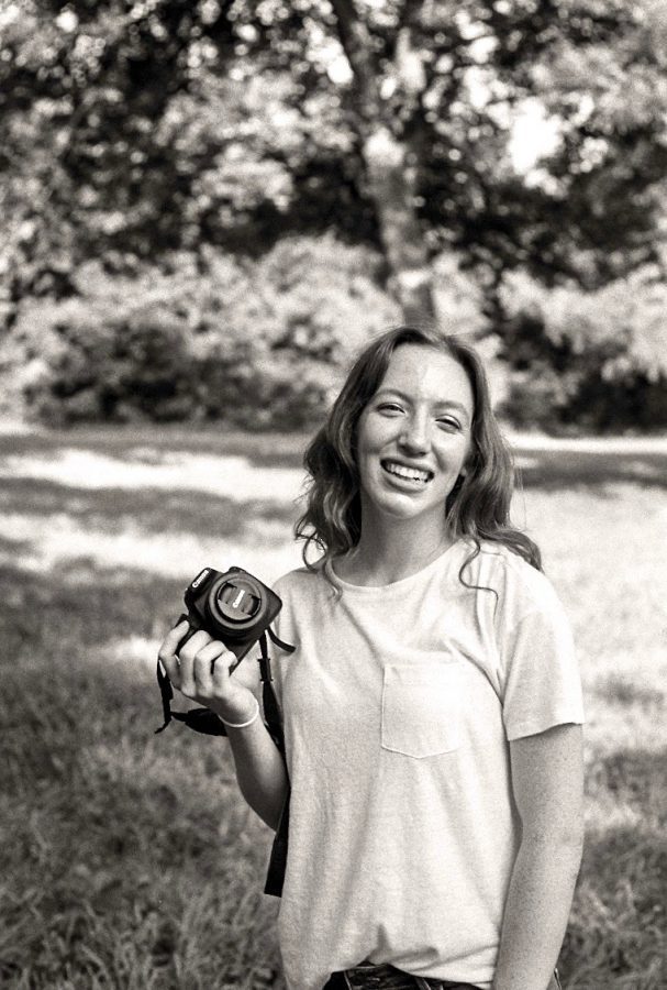 Senior Morgan Begley chooses to use her camera for work. Begley takes family, senior, and individual portraits. Her website is joyfullensphotos.com and her Instagram is @joyfullensphoto. “I love seeing people happy, and I love capturing their happiness and showing it to them later,” Begley said. “Their faces light up when I can make them feel beautiful, and they can look back on these photos and just smile.”