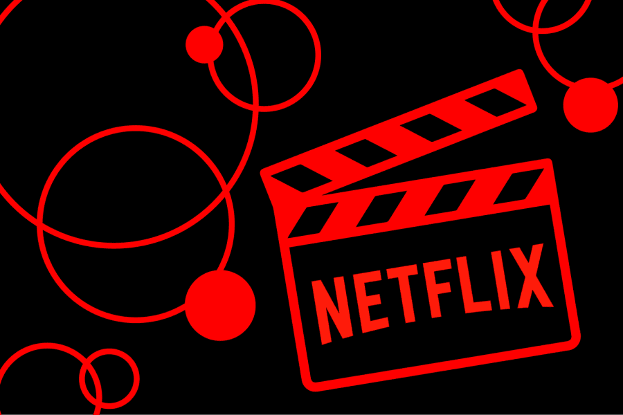 The Netflix logo drifts away from its original center in this abstract graphic by Mark Chrissan, designed to illustrate columnist Emma Hutchinsons ideas. In the attached column, she reflects on the streaming platforms recent changes and competitors. In recent years, it seems that Netflix has drifted away from being the center of classic entertainment and has sailed into creating more original works, Hutchinson said. which can be a solid hit or miss with creativity.