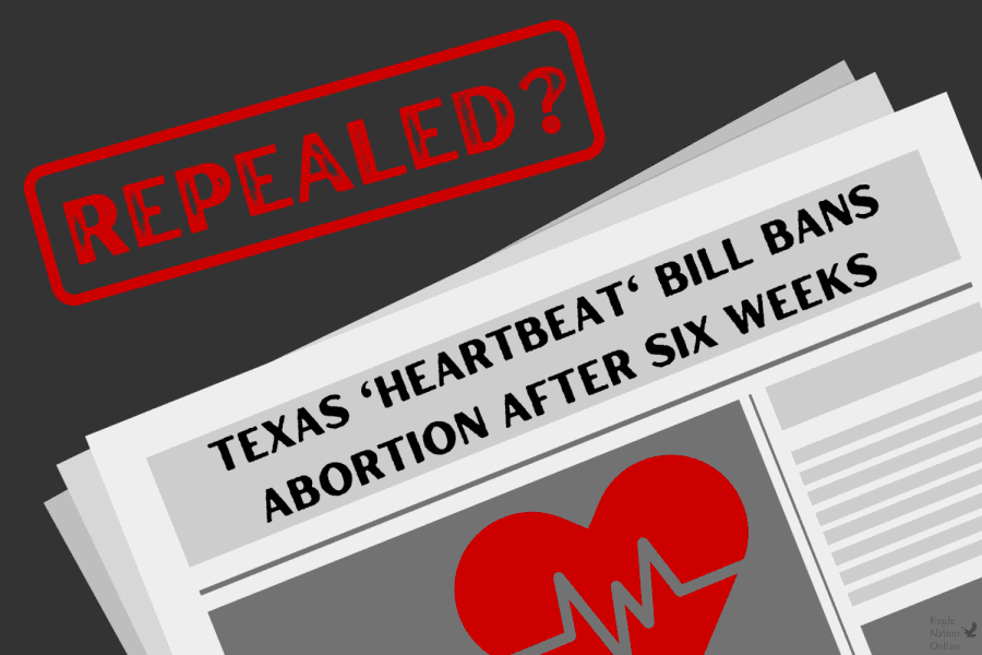 In+a+graphic+by+journalist+Morgan+Reese%2C+a+newspaper+reads%3A+Texas+heartbeat+bill+bans+abortion+after+six+weeks.++On+May+19%2C+2021%2C+Texas+Governor+Greg+Abbott+signed+Senate+Bill+8%2C+banning+abortions+after+six+weeks+of+gestation.+Abortion+is+healthcare%2C+Reese+said.+All+women+should+have+access+to+safe+abortions+and+control+of+their+medical+decisions+and+bodies%2C+as+decided+in+Roe+v.+Wade.+Senate+Bill+8+only+increases+the+likelihood+of+unsafe+abortions%2C+maternal+fatalities+and+an+increasingly+overwhelmed+foster+system.
