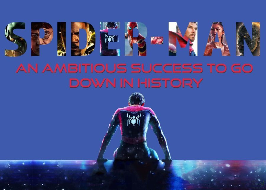 Showing+all+of+the+Spider-Man%3A+No+Way+Home+characters%2C+a+digitally+constructed+image+by+senior+Amanda+Hare+shows+off+Marvels+latest+movie.+The+movie+debuted+Dec.+17%2C+in+theaters+only.+Overall%2C+the+movie+was+an+absolute+masterpiece%2C+Hare+said+in+the+attached+review.+My+expectations+were+sky-high%2C+but+the+movie+still+exceeded+them.+I+cant+wait+to+see+where+Peters+story+goes+next.+%28Photos+courtesy+of+Marvel+Studios%2C+digitally+constructed+image+by+Amanda+Hare%29