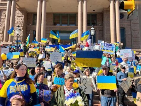 In Fort Worth, Texas, protesters stand against the Russia-Ukraine war. With a sign that reads No War - Glory to Ukraine, Ukrainian mother Elizaveta Gryshchenko, mother of freshman Sofia Ayala, stands tall. I am so heartbroken to see all of these people go through this tragedy. My country and my family suffering, Gryshchenko said. I can’t imagine how all of these innocent children and people have to go through this.