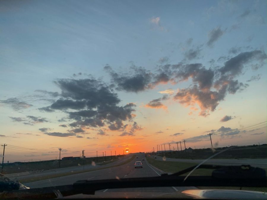 On U.S. 380, the sun sets on the road. TxDOT proposed various plans for the widening of the road. The plan includes Segments A through E.