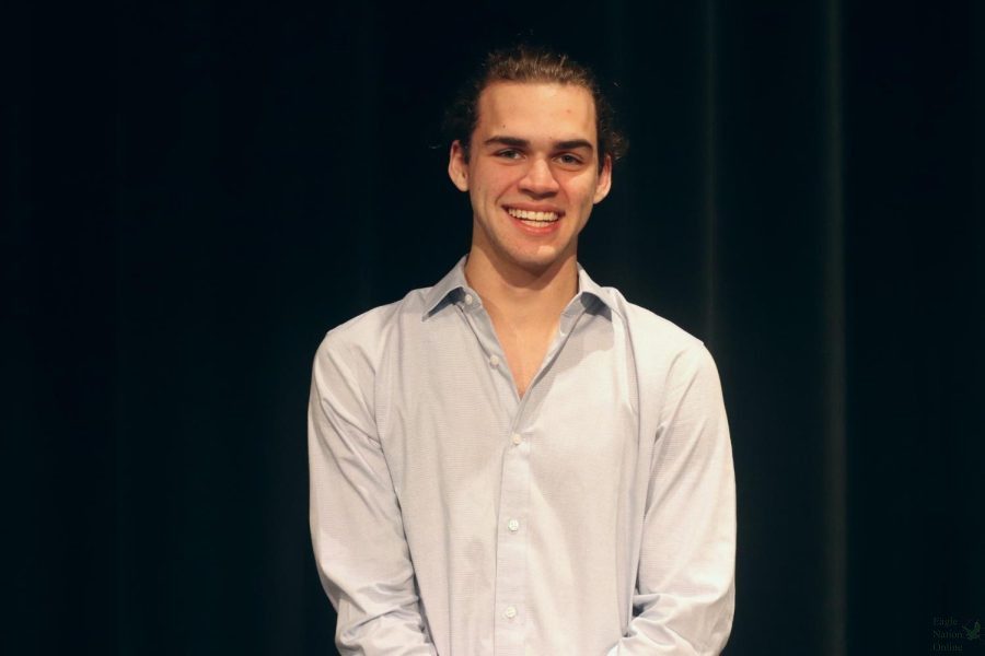 Les Misérables will be senior Austin Roses 15th show in the department. Previous roles Rose has portrayed include, Nick Bottom in A Midsummer Nights Dream, The Fool in Queens, and Eddie in Mamma Mia! Everyone in the show has grown so much, Rose said. They are all so talented and audiences will love getting to see and hear them.
