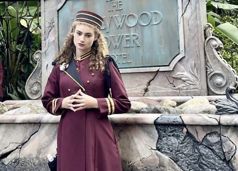As she stands outside of the Twilight Zone Tower of Terror at Disneys Hollywood Studios in Orlando, Florida, Audrey Hightower plays the part of her role as a Bellhop. She started working with Disney through the Disney College Program. Hightower emphasizes that this program has given her opportunities for her career. The Disney College Program has helped steer me along a clearer path to what I would like to do professionally, Hightower said. Having the opportunity to get my foot in the door at such a world-renowned and prestigious company like Disney at such a young age is incredible and Im so thankful.