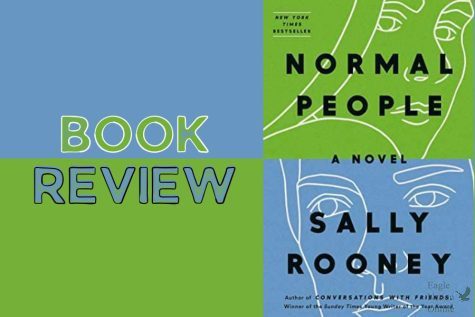 In a graphic made on Canva by reviewer Neena Sidhu, the cover of the book Normal People by Sally Rooney is shown. The book was published in 2018. I was surprised I liked this book, considering there aren’t shocking twists and turns, Sidhu said. Normal People is an easy read when looking for a book about an ordinary and realistic relationship.