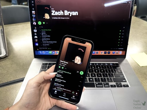 Zach Bryans new album released on August 25th, 11:00 p.m. CT. The album consisted of 16 songs and was produced by Zach Bryan and Eddie Spears. The top 10 songs on Apple Music were all from the album only a week after the album dropped. (Album cover by Belting Bronco Warner)