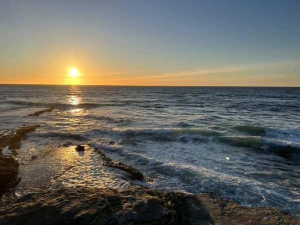 While watching the sun set on the horizon, junior Erica Deutsch takes a step back and reflects on her year. I think I learned a lot about myself this year, Deutsch said. Most importantly, that I need to give myself a break to enjoy moments like these. 