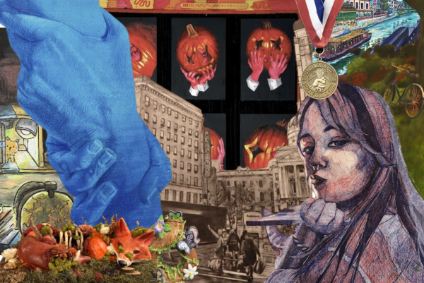 This collage, made in Canva, combines some of the artworks advancing to the state VASE competition into one image. Twelve PHS artists will travel to San Marcos, TX to compete with their artworks on April 26 and 27. At least one student will be competing in each of the four divisions.