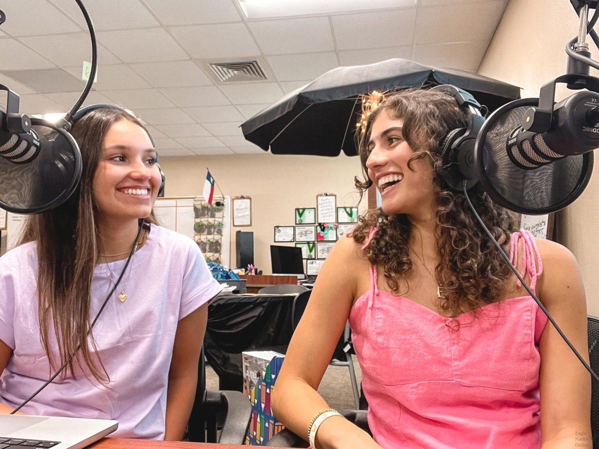 Mid-conversation, seniors Sofia Ayala and Erica Deutsch discuss friendship for their third podcast episode of "All in My Mind." "We hope to give people some clarity and share some of our perspectives when it comes to making friends," Deutsch said. "It's not always easy making new friends and building new friendships, but once you find those friends, you'll never want to lose them."