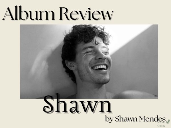 As seen in the infographic, Shawn Mendes released his new album 'Shawn'. It was meant to release Oct. 18, but was postponed to Nov.15. The album includes folk type sounds.