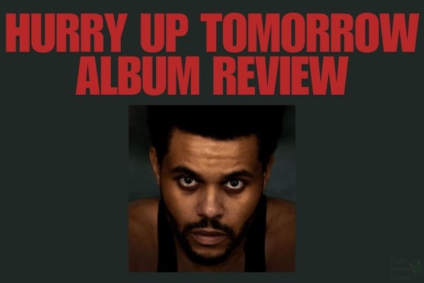 A graphic created by senior Jake Radcliffe on Canva displays an alternate cover of The Weeknd's sixth album, "Hurry Up Tomorrow." The new project released Jan. 31. A movie of the same name as the new album will release May 16.