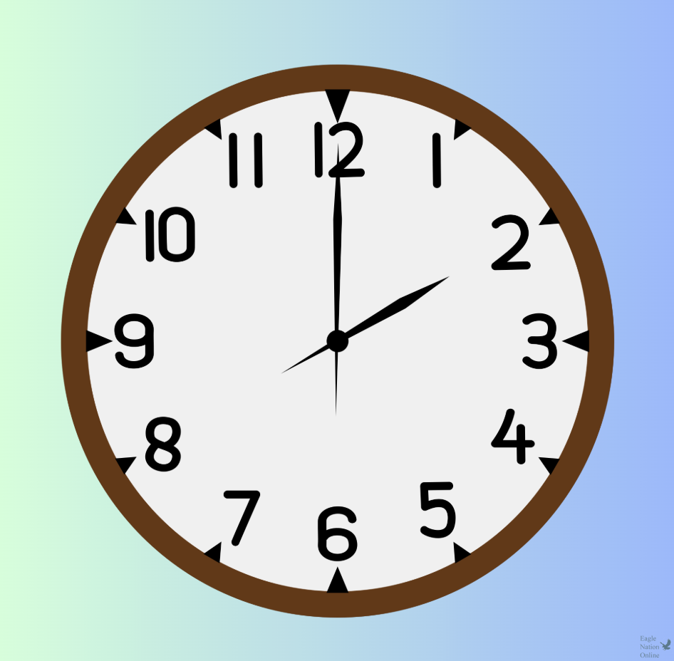Graphic made by reporter Landon Byrom in Canva. For Byrom's 'A gift money can't buy,' he focused on the topic of time. To the reporter, time is valuable and should not be taken for granted.