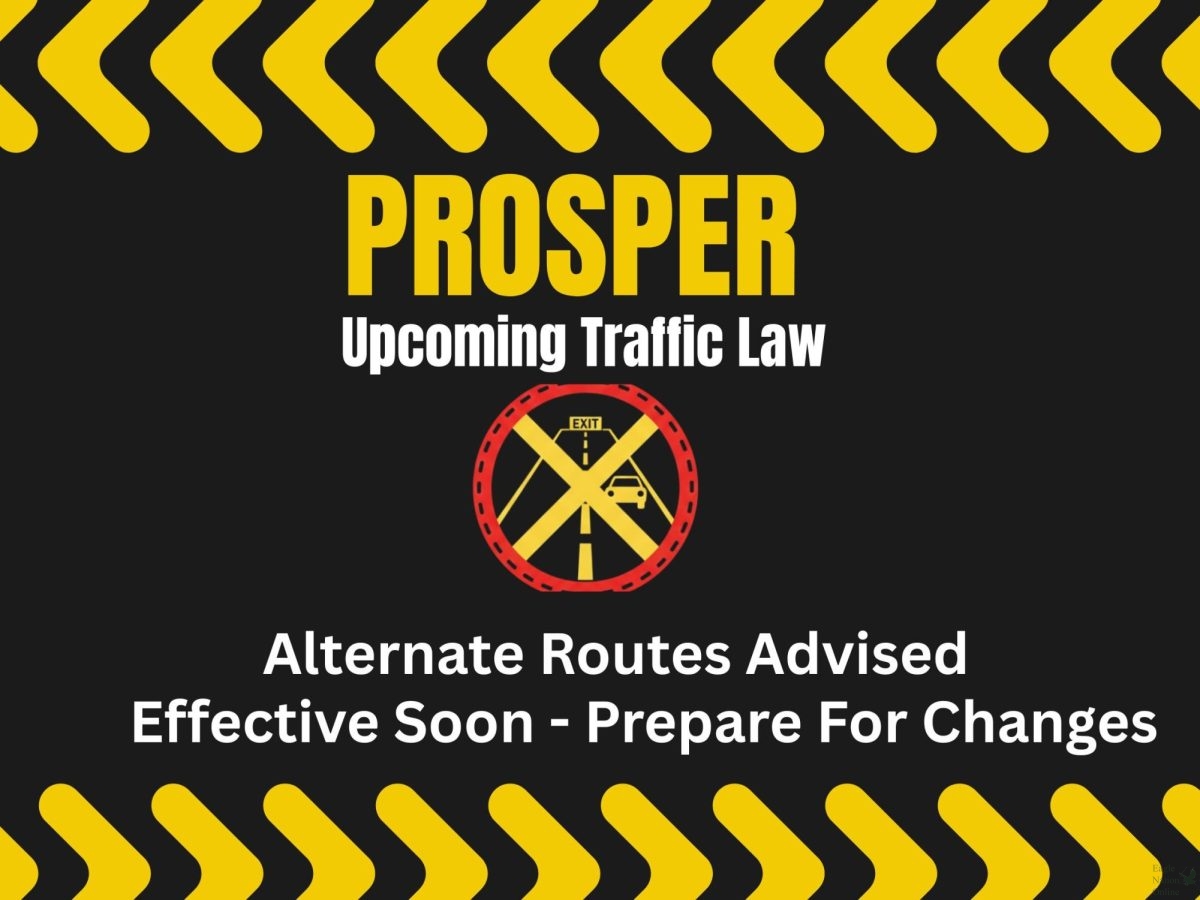 Effective on March 23, Prosper High School will implement new traffic flow regulations to restrict campus access during school hours. From 9:00 a.m. to 3:00 p.m., Eagle Drive will serve as the primary entrance and exit while other routes are closed to prevent non-school through traffic. All students must display a current parking pass and use the Minga "Check Out Pass" system when leaving campus for appointments or academic reasons.
