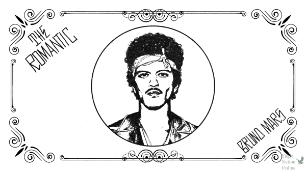 Through a graphic designed in Pixlr by sophomore Ethan Chatelain, the romantic style of the second season of The Sound Spectrum is presented. For this episode, hosts Chatelain and Victoria Byers reviewed and discussed Bruno Mars' latest album, “The Romantic.” Overall, the album was rated an eight out of 10 on the 'sound spectrum' scale.