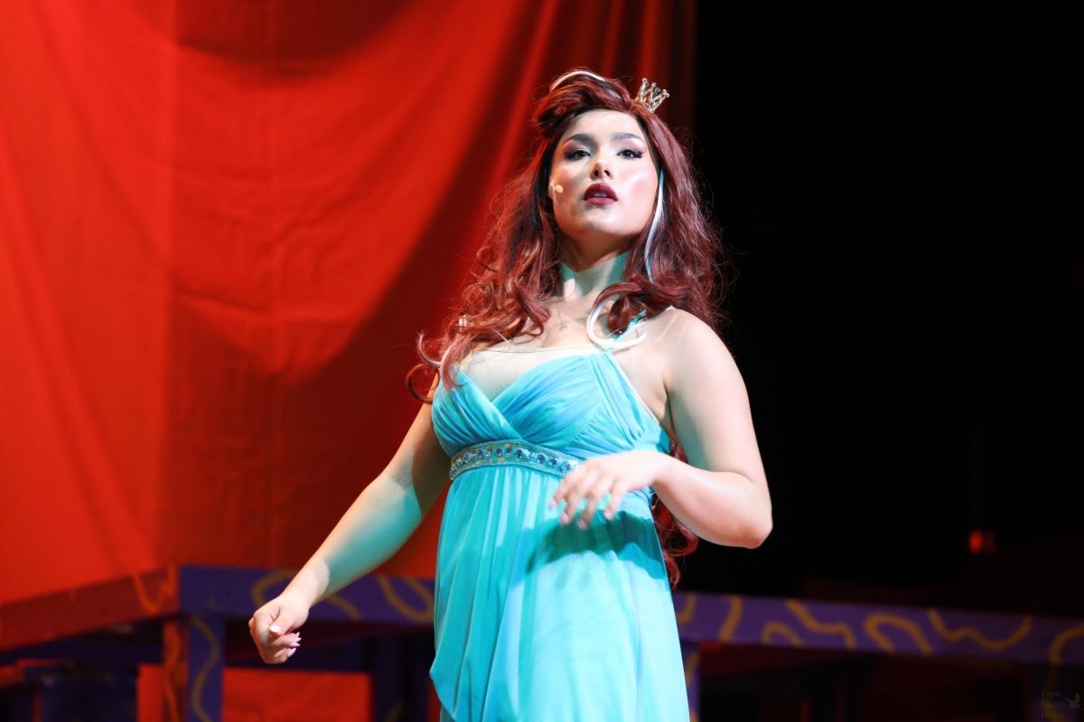 Walking stage right for "Spread a Little Sunshine," Nicole Wolf Gonzalez sings to the audience. On Friday, April 24, Prosper Theatre had their second show for the musical "Pippin." The department had two other shows on April 22 and April 25. 
