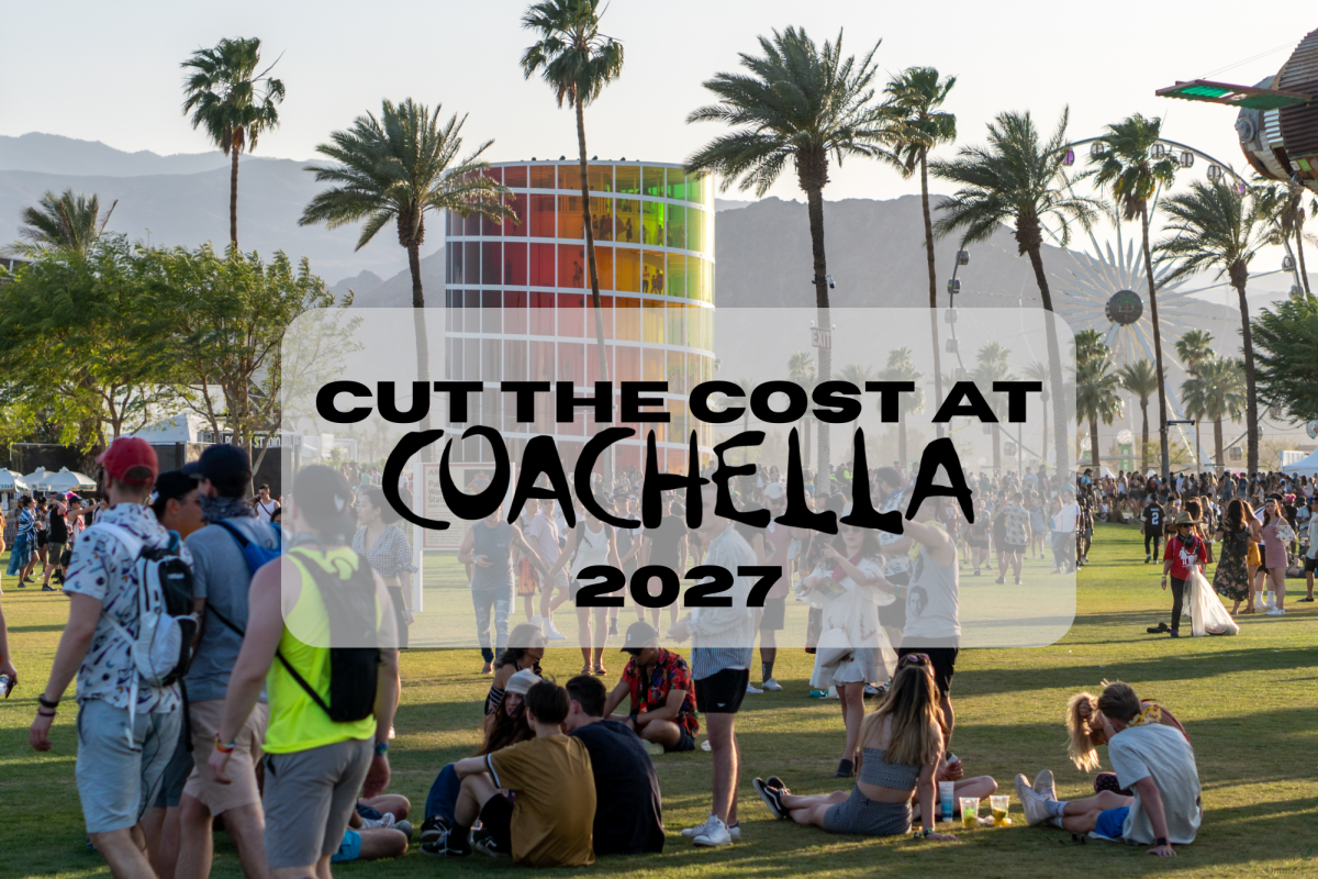 The graphic design includes a background photo from Coachella used from Wikimedia by user Raph_PH (license: CC by 2.0). Experience the magic of Coachella at the Empire Polo Club, Indio, CA. "I liked the lineup," sophomore Jazmine Aliu said. "It was pretty good, I wanted to see Bieber, Jennie and Sabrina's set. It was good for the main ones. I got severe FOMO."